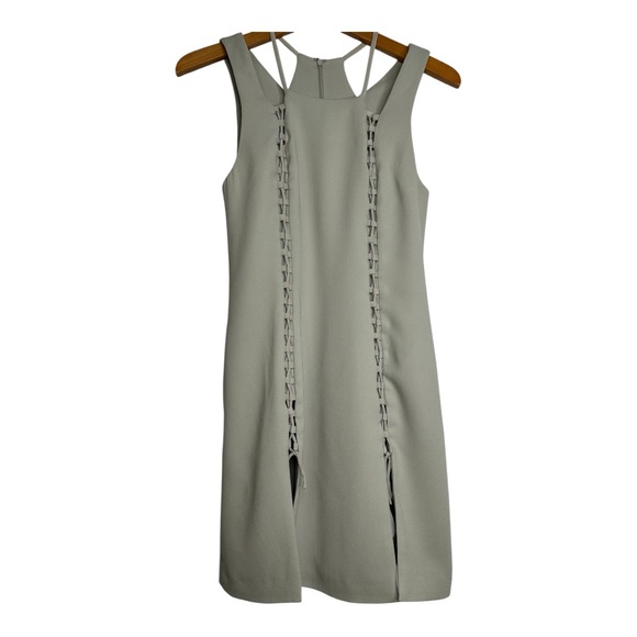 Jonathan Simkhai Light Gray Backless Dress - Picture 1 of 5